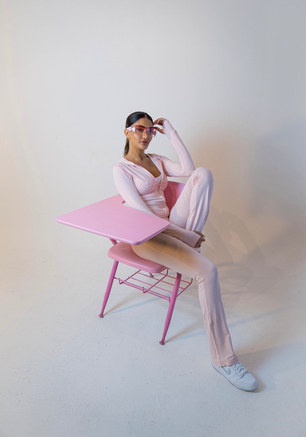 Blush Pink Track Jacket