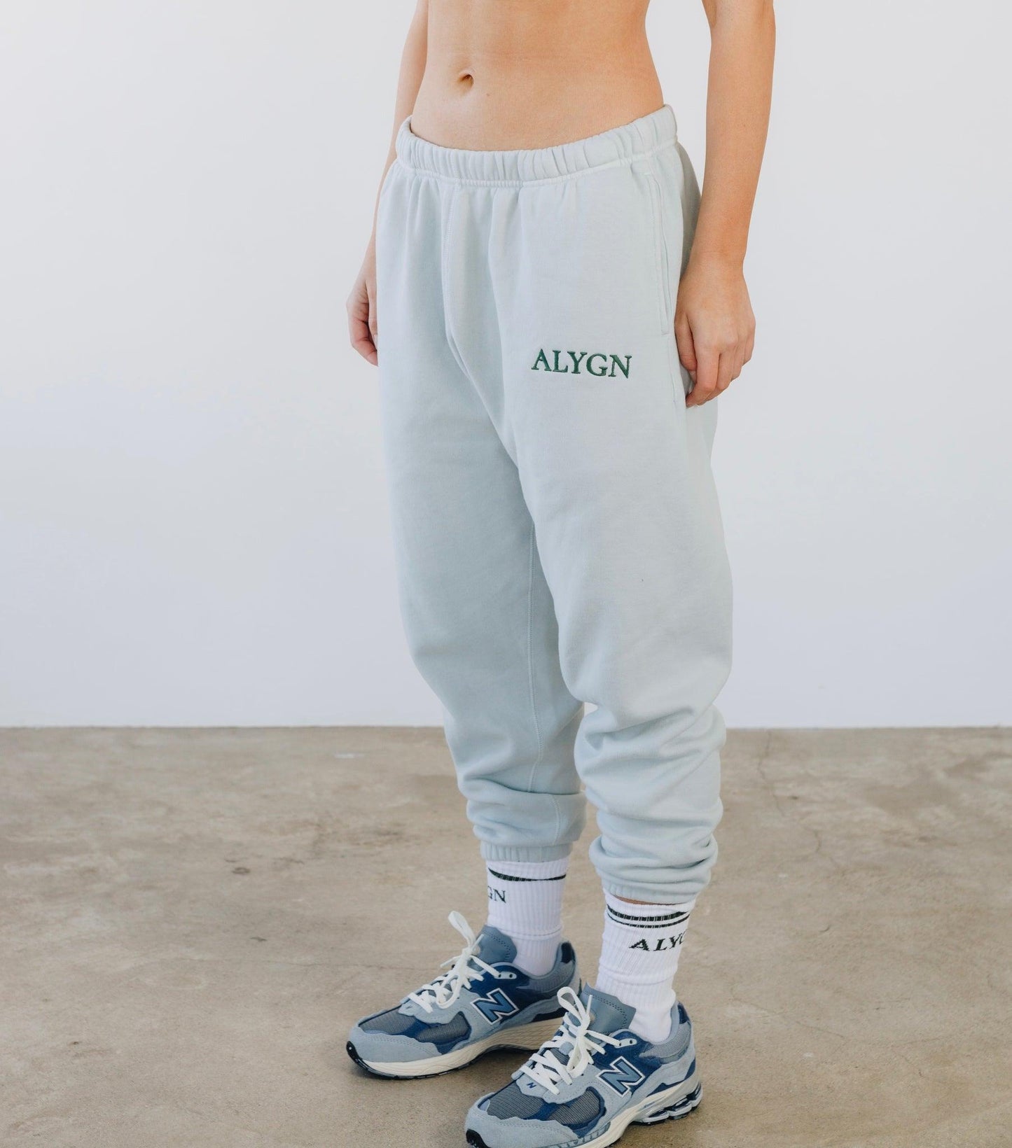 Stone Blue Oversized Sweatpants - ALYGN